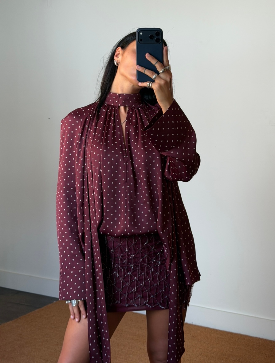Rotate Sequins Mini Skirt