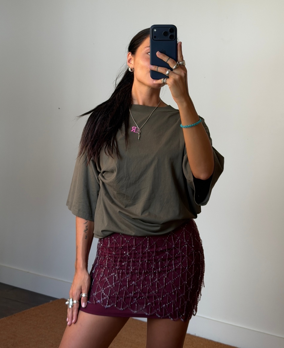 Rotate Sequins Mini Skirt