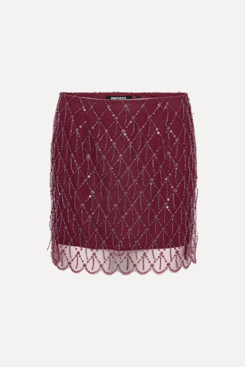 Rotate Sequins Mini Skirt
