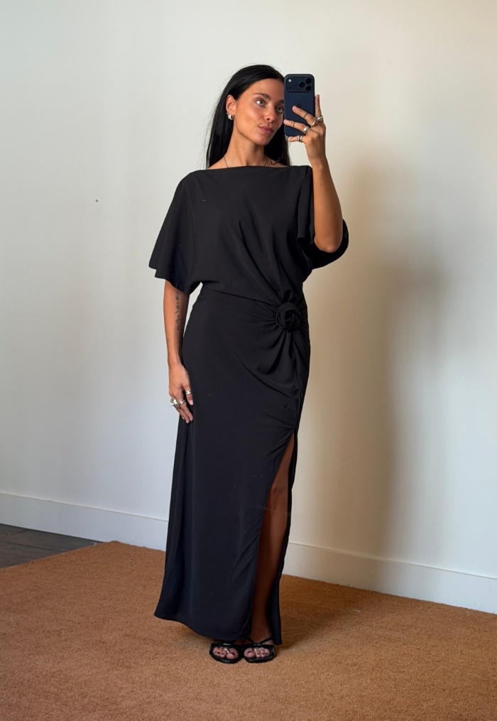 Rotate Maxi Slit Dress