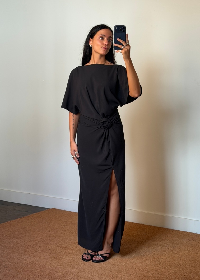 Rotate Maxi Slit Dress