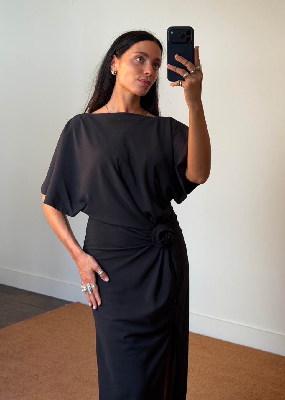 Rotate Maxi Slit Dress