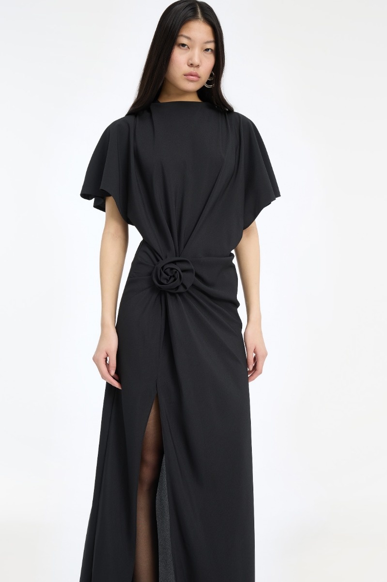 Rotate Maxi Slit Dress