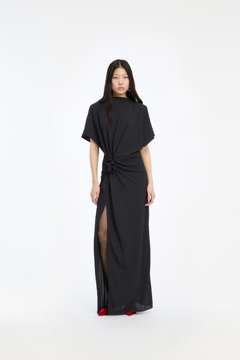 Rotate Maxi Slit Dress