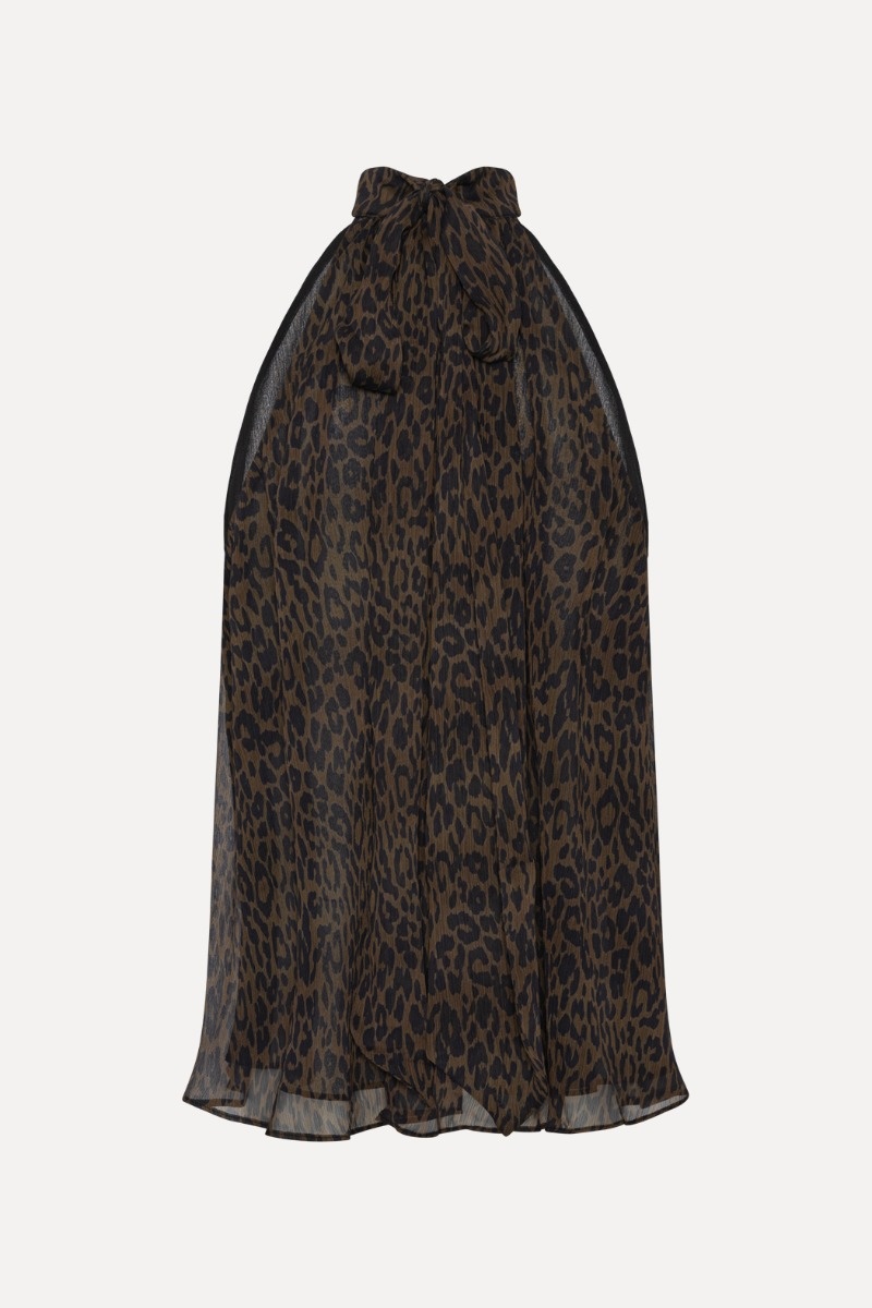 Rotate Halterneck Bow Top