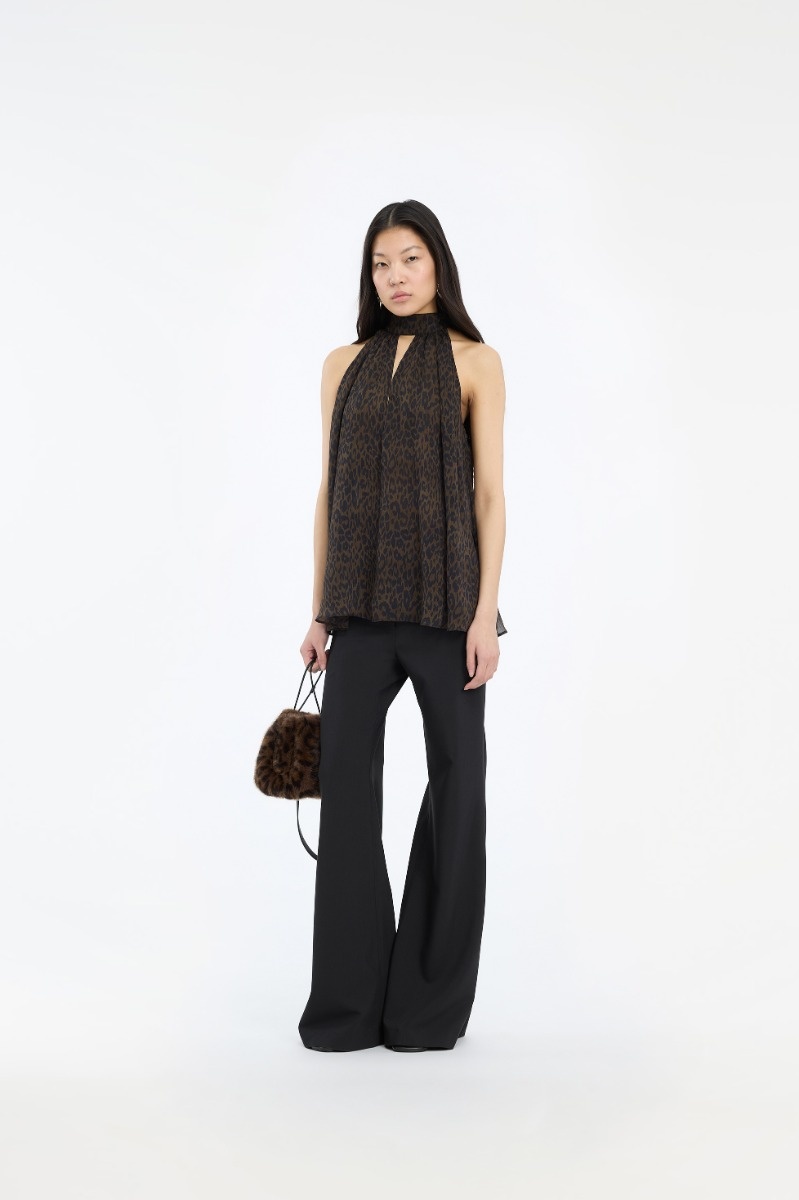 Rotate Halterneck Bow Top