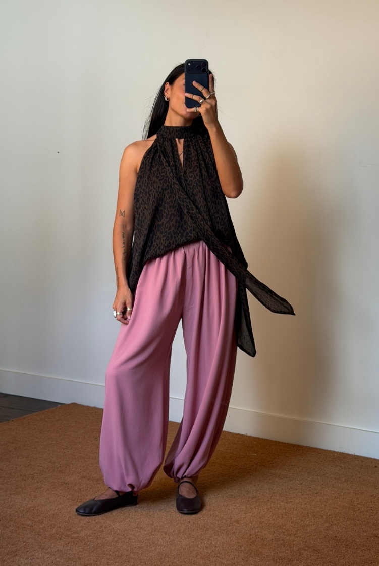 Rotate Balloon Pleated Trousers