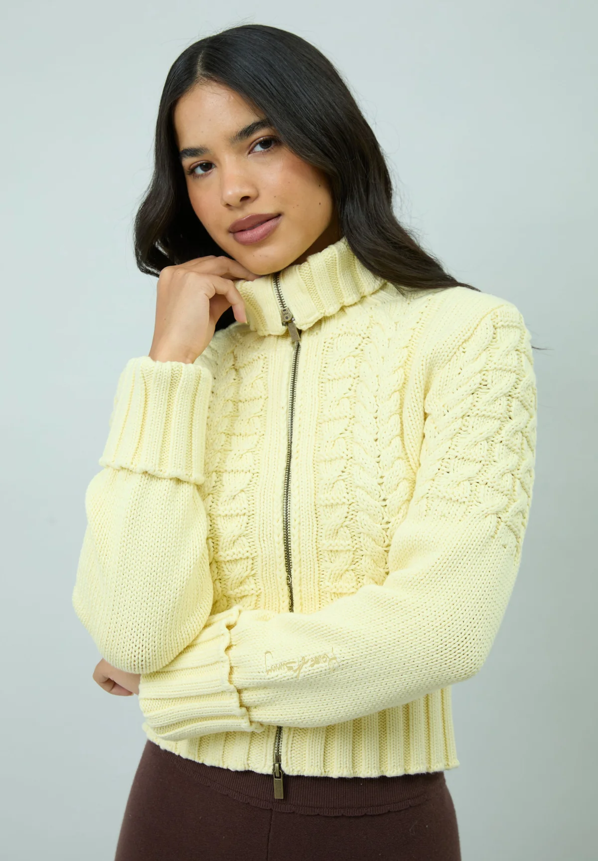 House of Sunny Rolled Cuff Peggy Cardigan