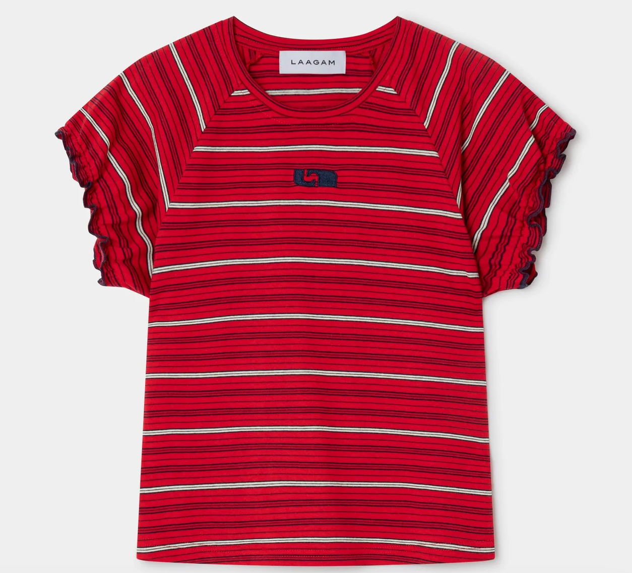 Laagam Zaira Embroidered Logo T-Shirt