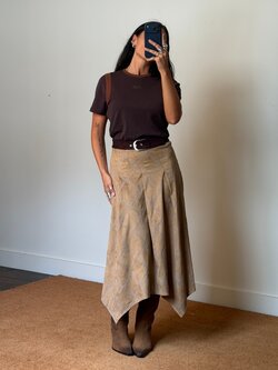 Laagam Tyla Embroidered Midi Skirt