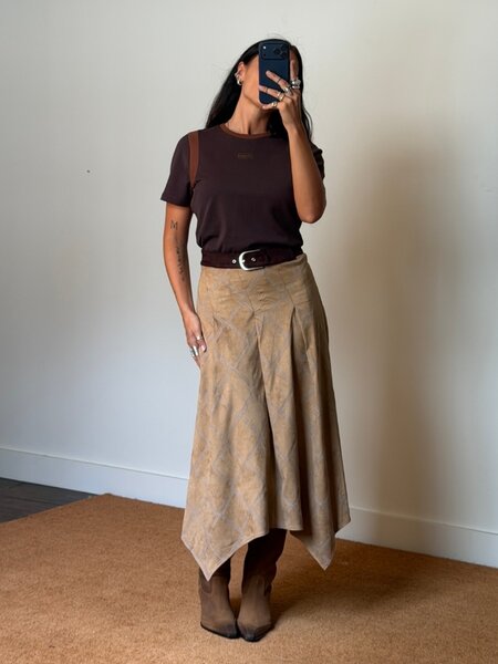 Laagam Tyla Embroidered Midi Skirt