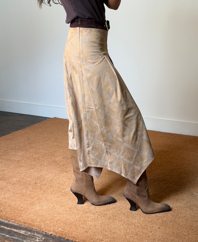 Laagam Tyla Embroidered Midi Skirt