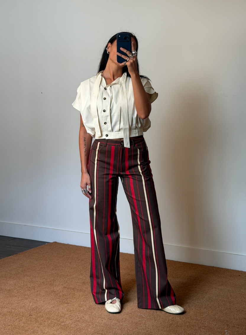 Laagam Leroy Striped Trousers