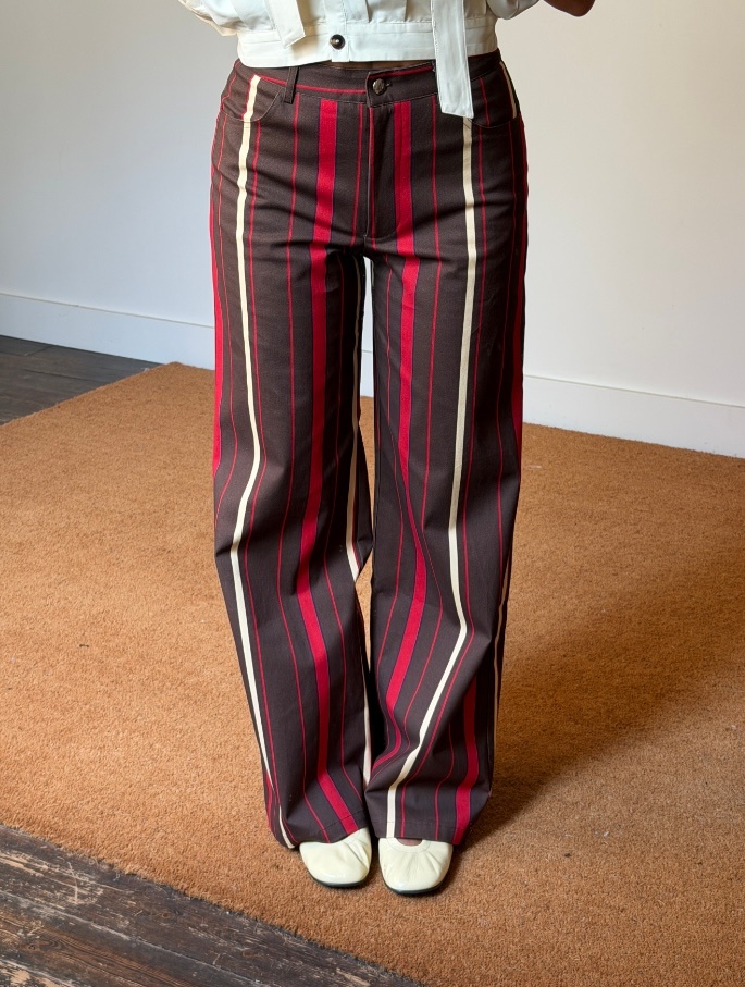 Laagam Leroy Striped Trousers