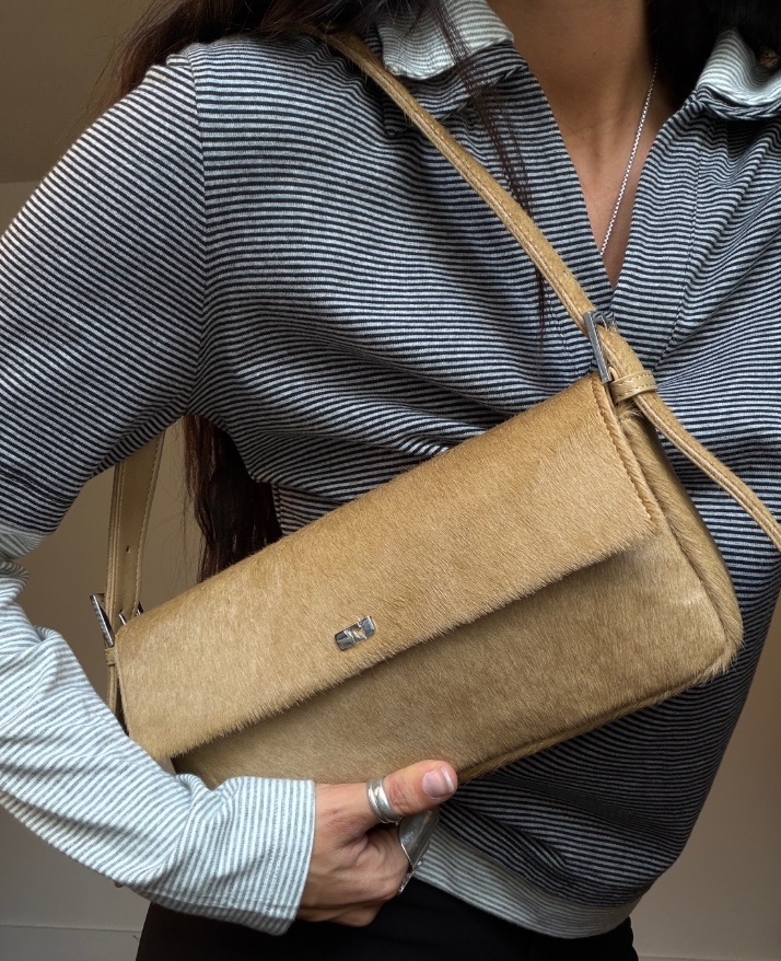 Laagam Miranda Calf Hair Bag