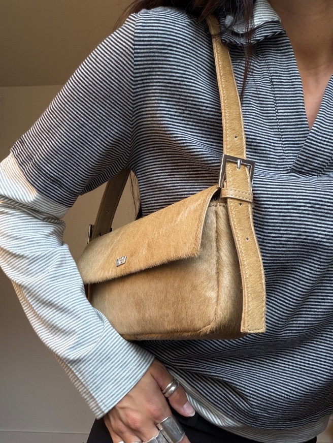 Laagam Miranda Calf Hair Bag
