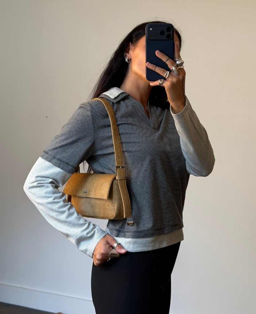 Laagam Miranda Calf Hair Bag