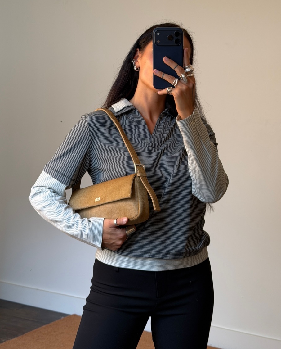 Laagam Miranda Calf Hair Bag