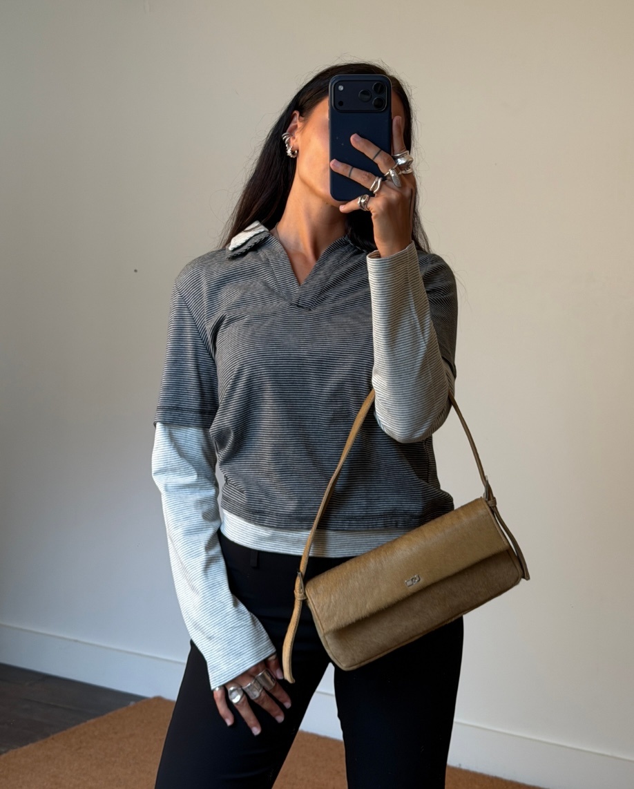 Laagam Miranda Calf Hair Bag