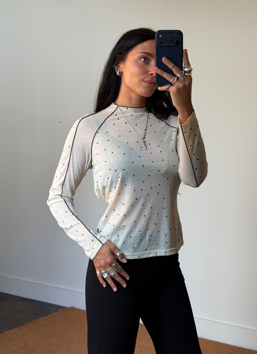 Laagam Harper Polka Dot Longsleeve