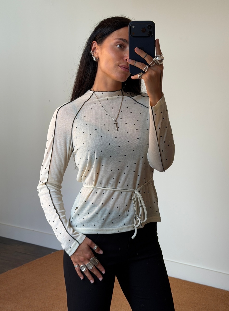 Laagam Harper Polka Dot Longsleeve