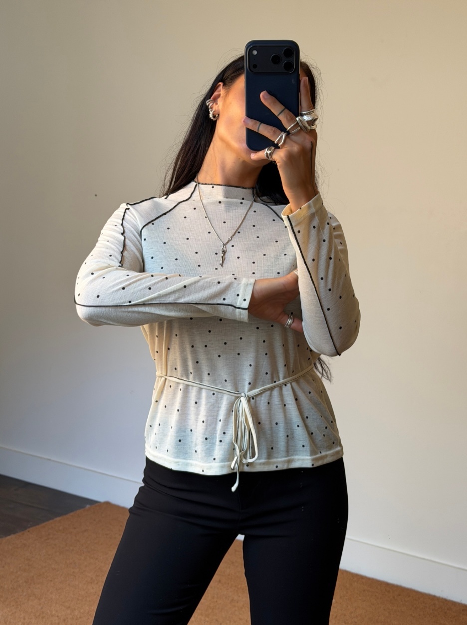 Laagam Harper Polka Dot Longsleeve