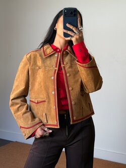 Laagam Aveline Suede Jacket