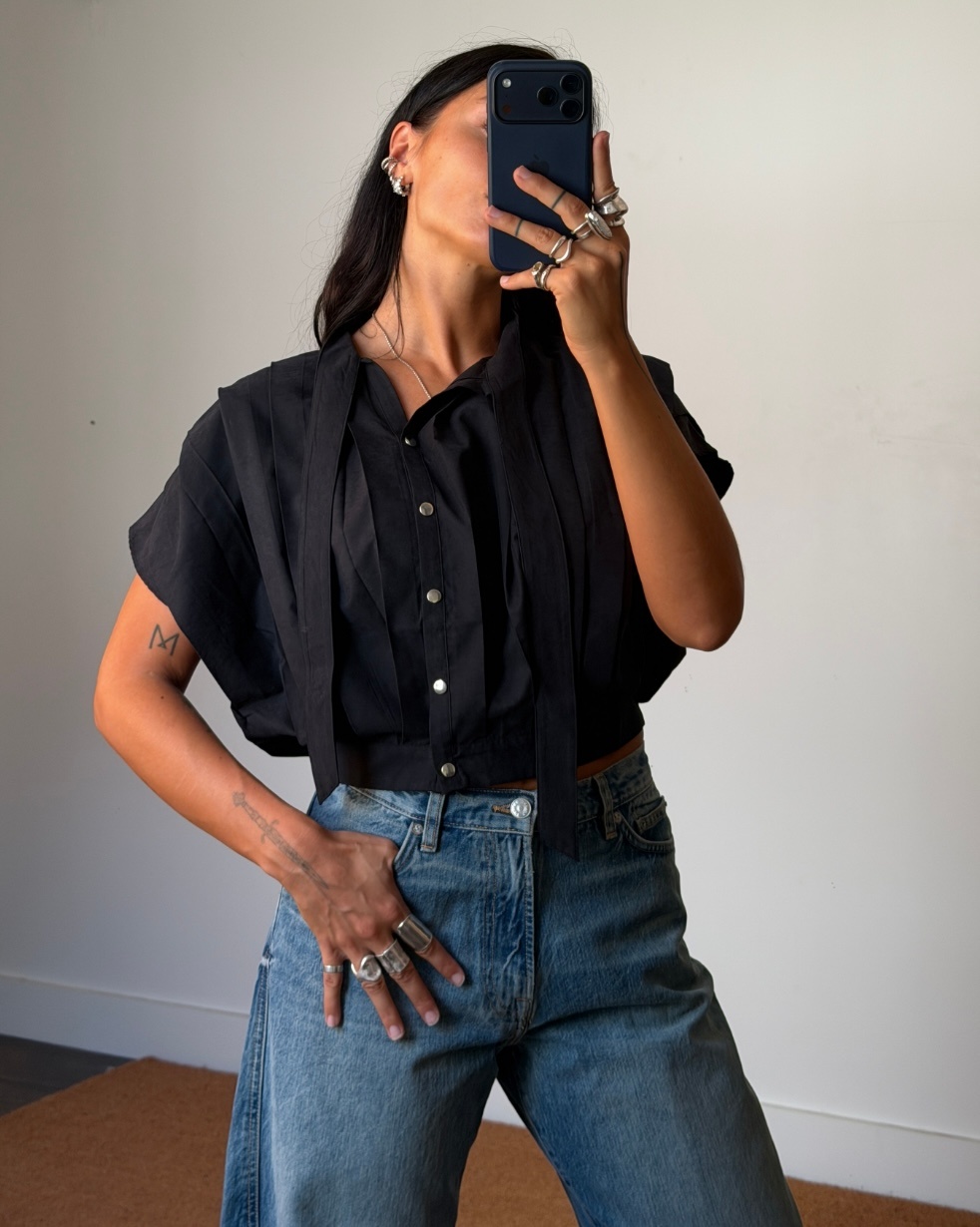 Laagam Kora Pleated Blouse