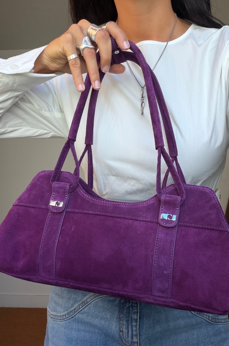 Laagam Jane Suede Bag