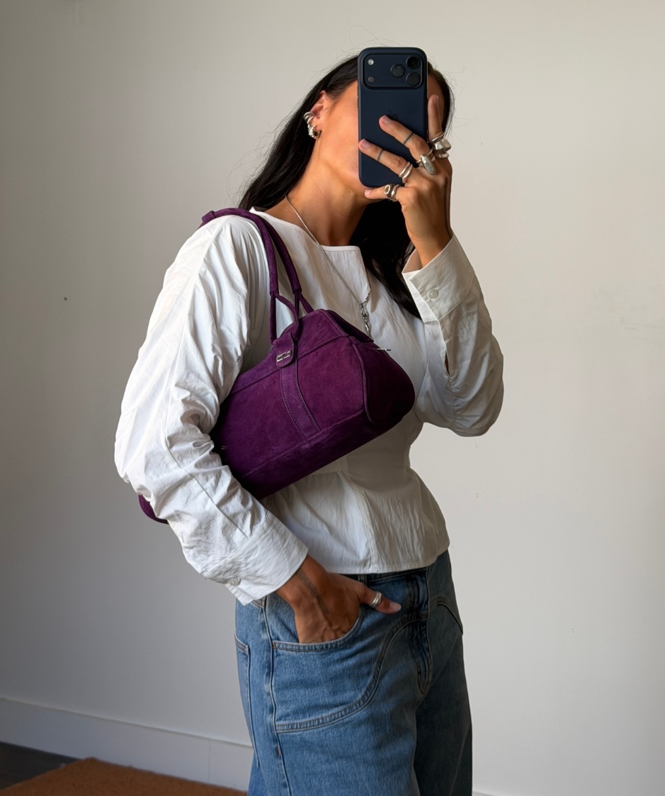 Laagam Jane Suede Bag
