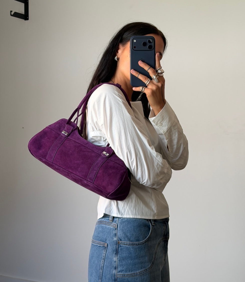 Laagam Jane Suede Bag