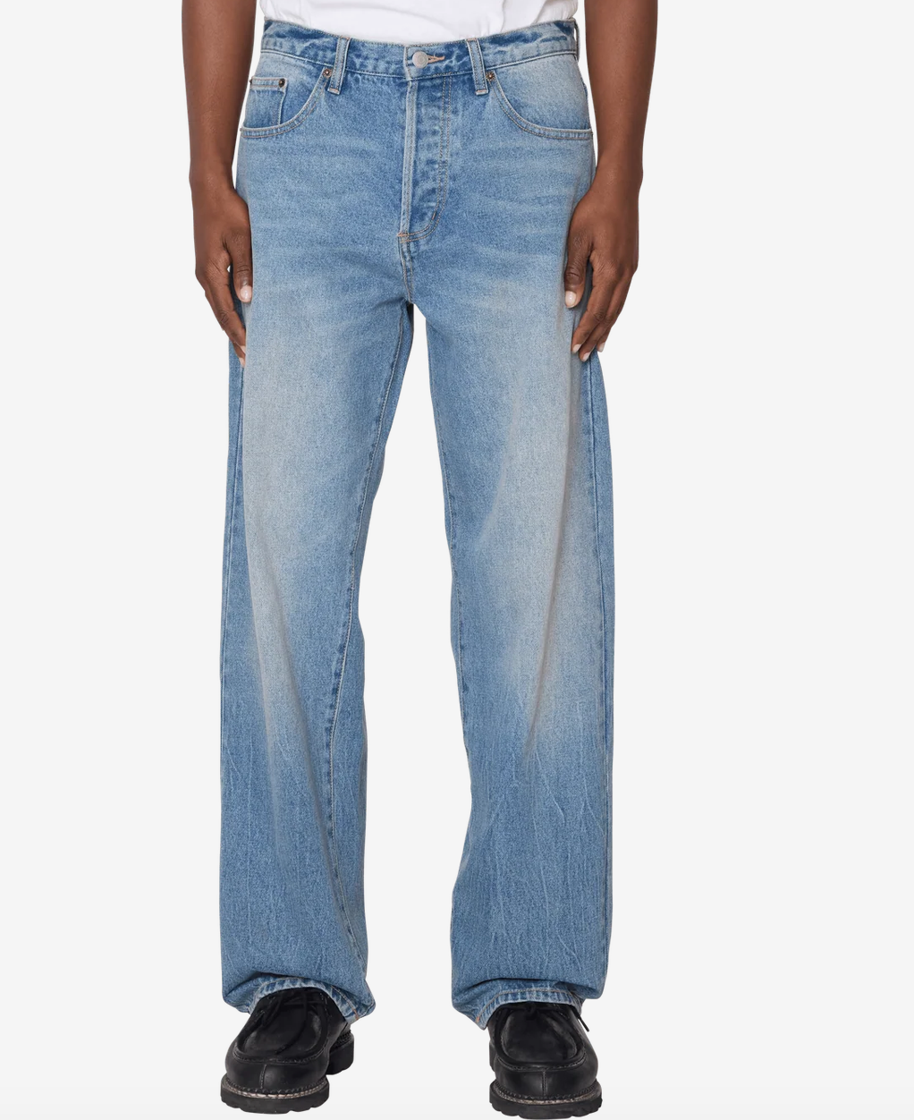 Obey Men Boxcar Straight Denim Trousers