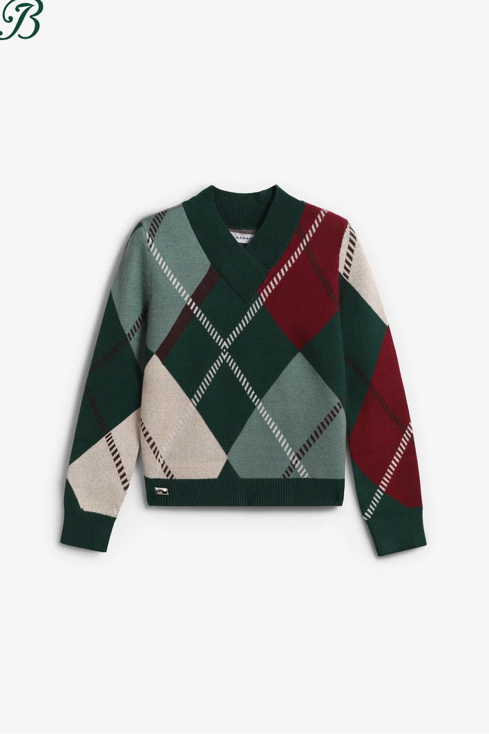 Laagam Laufey Checked Knit