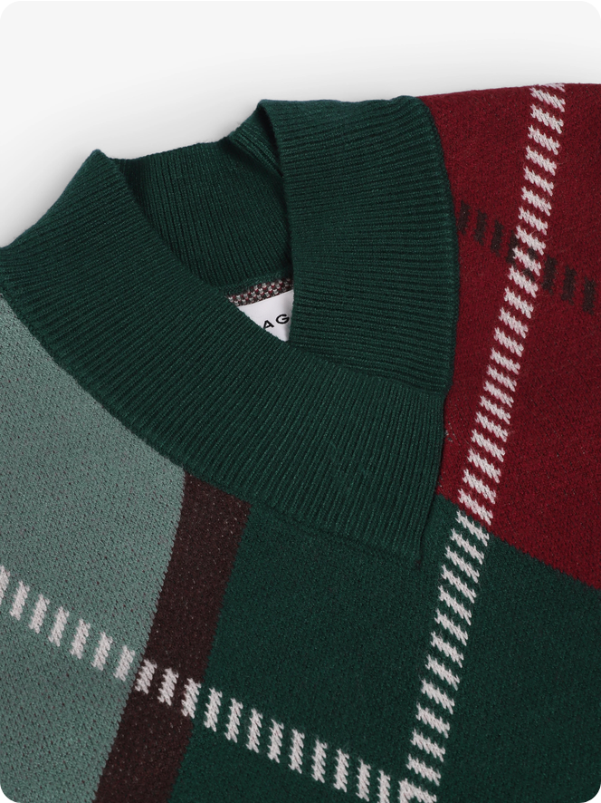 Laagam Laufey Checked Knit