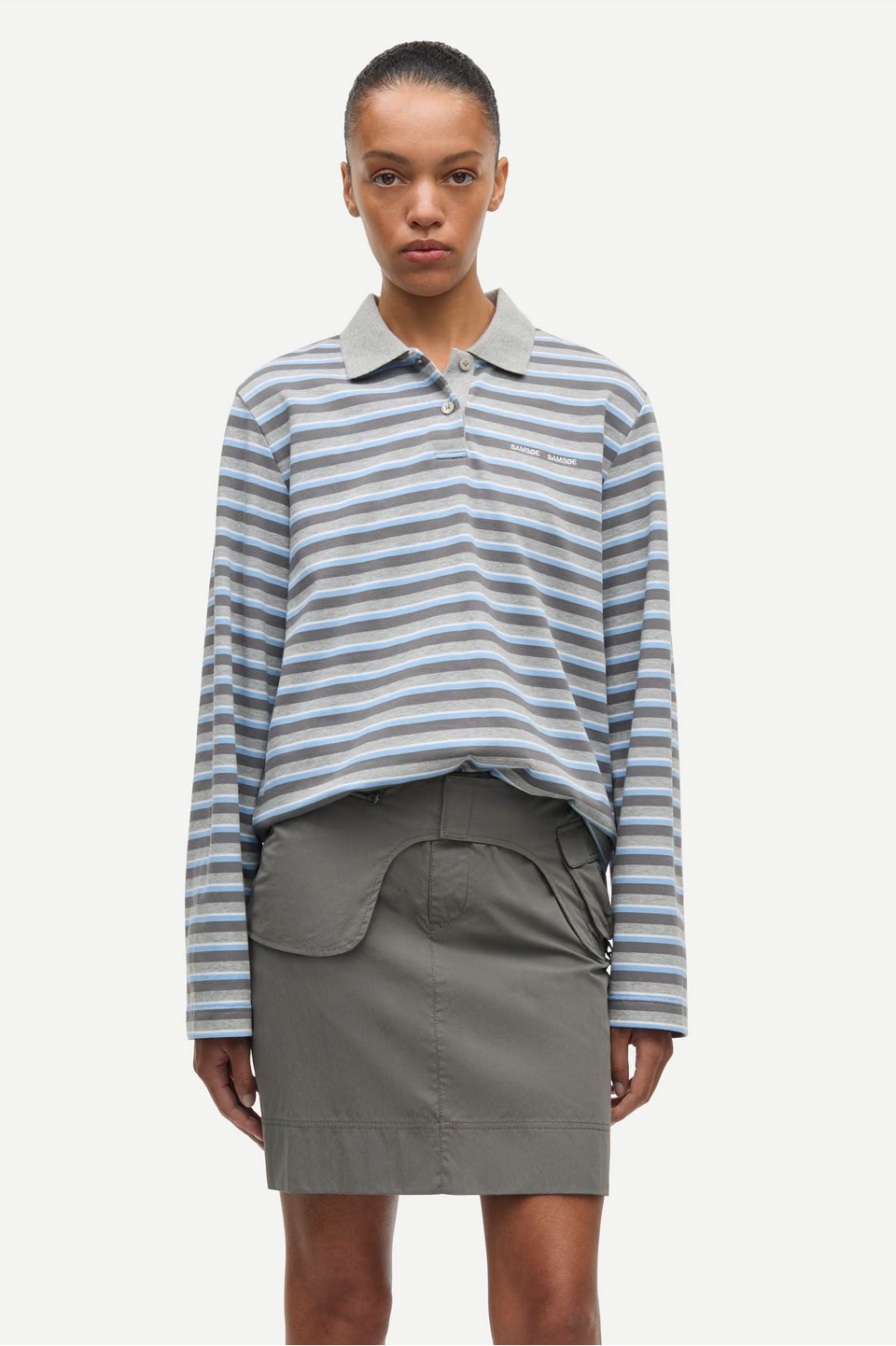 Samsoe Samsoe Women Sadover Polo Longsleeve