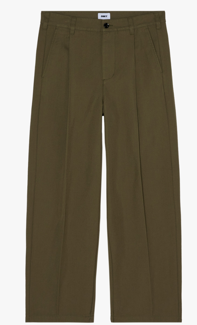 Obey Men Dean Pleated Trousers