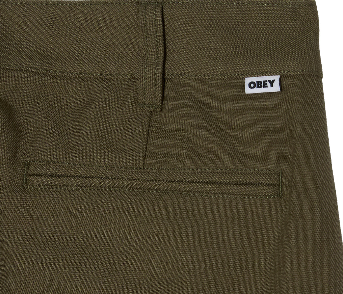 Obey Men Dean Pleated Trousers