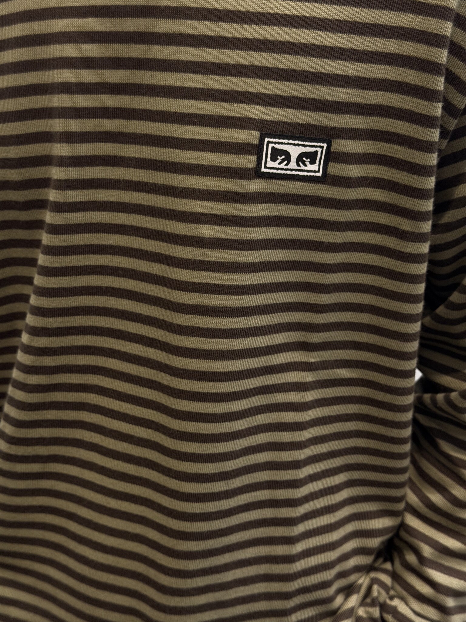 Obey Men Established Work Striped Longsleeve