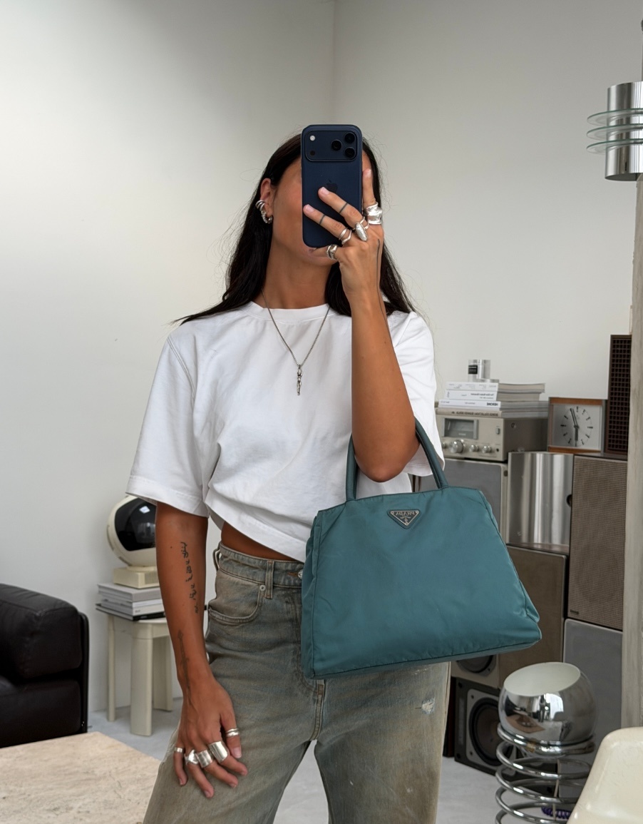RR ARCHIVE Prada Nylon Midi Tote