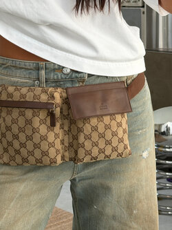 RR ARCHIVE Gucci GG Canvas Belt Bag