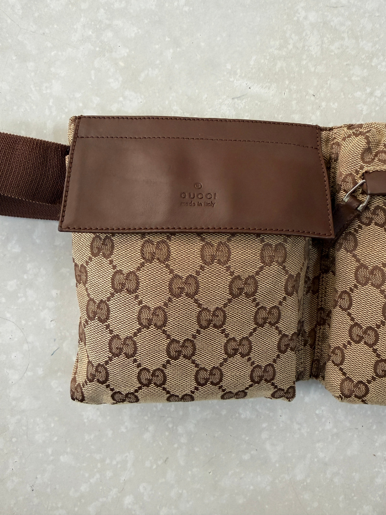 RR ARCHIVE Gucci GG Canvas Belt Bag