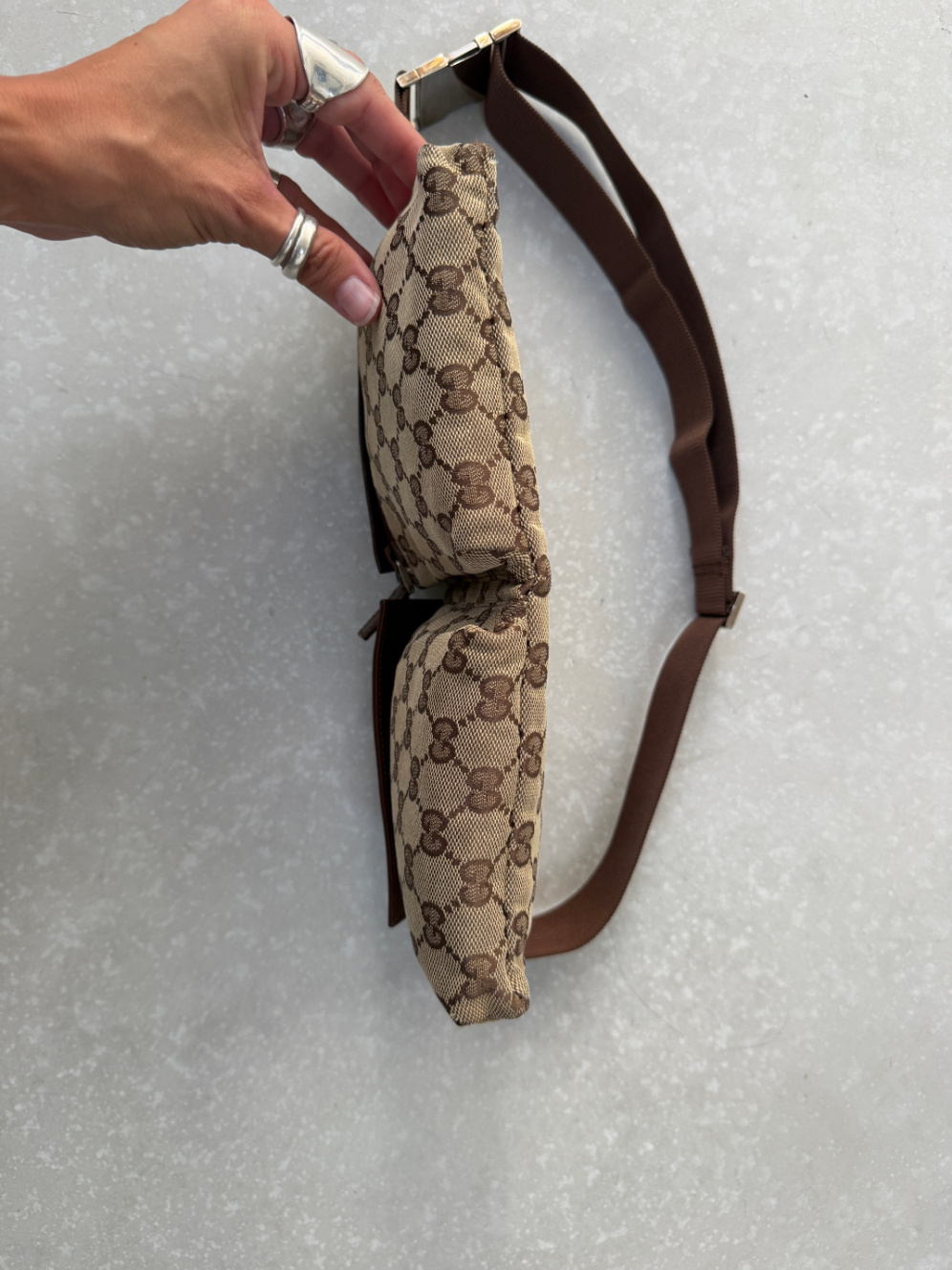 RR ARCHIVE Gucci GG Canvas Belt Bag