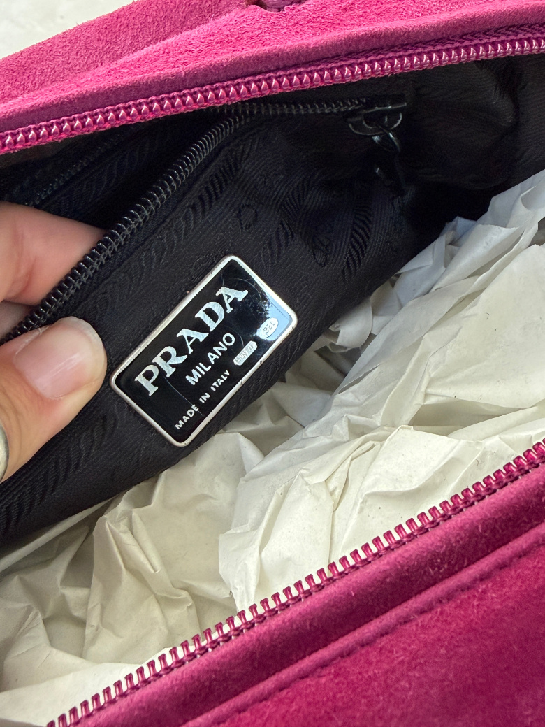 RR ARCHIVE Prada Suede Handbag