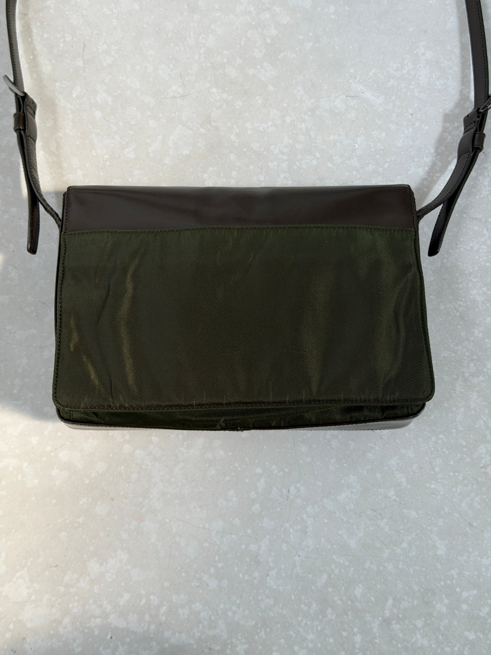 RR ARCHIVE Prada Nylon & Leather Shoulder Bag