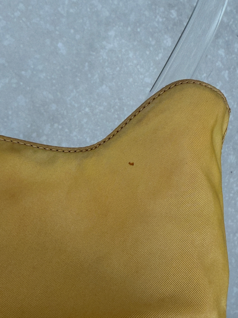 RR ARCHIVE Prada Nylon Plexi Handle Shoulder Bag