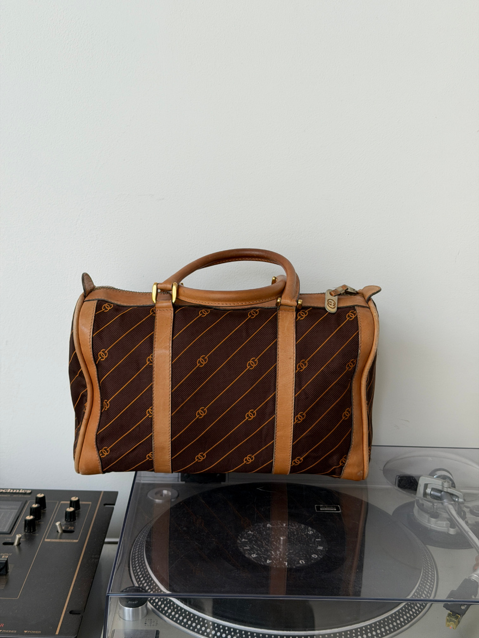 RR ARCHIVE Gucci Canvas Bowling Bag