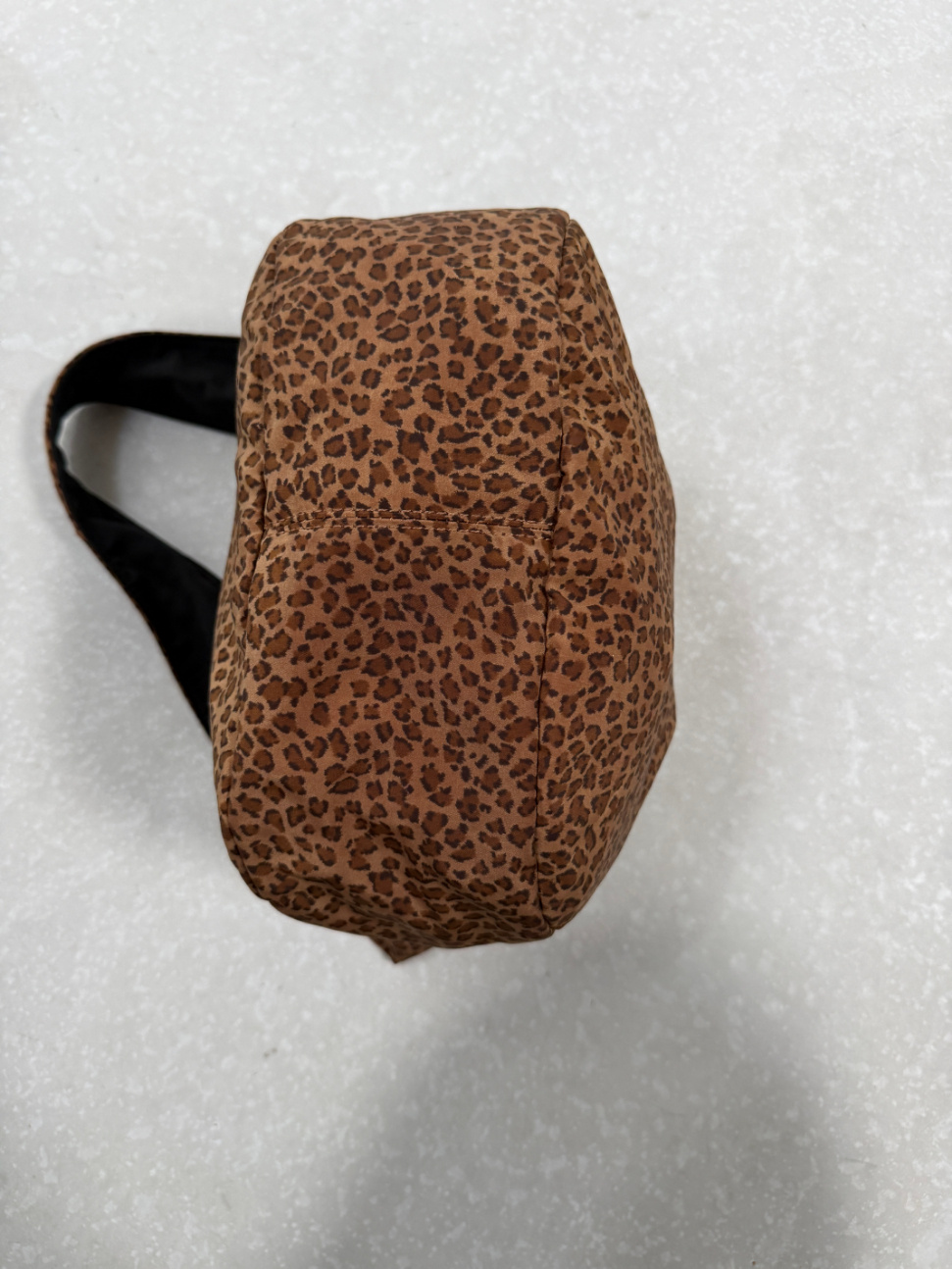RR ARCHIVE Bottega Veneta Nylon Leopard Bucket Bag