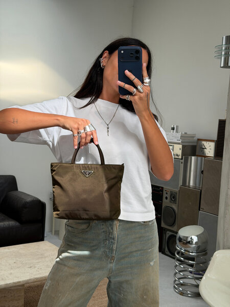 RR ARCHIVE Prada Tessuto Mini Handbag