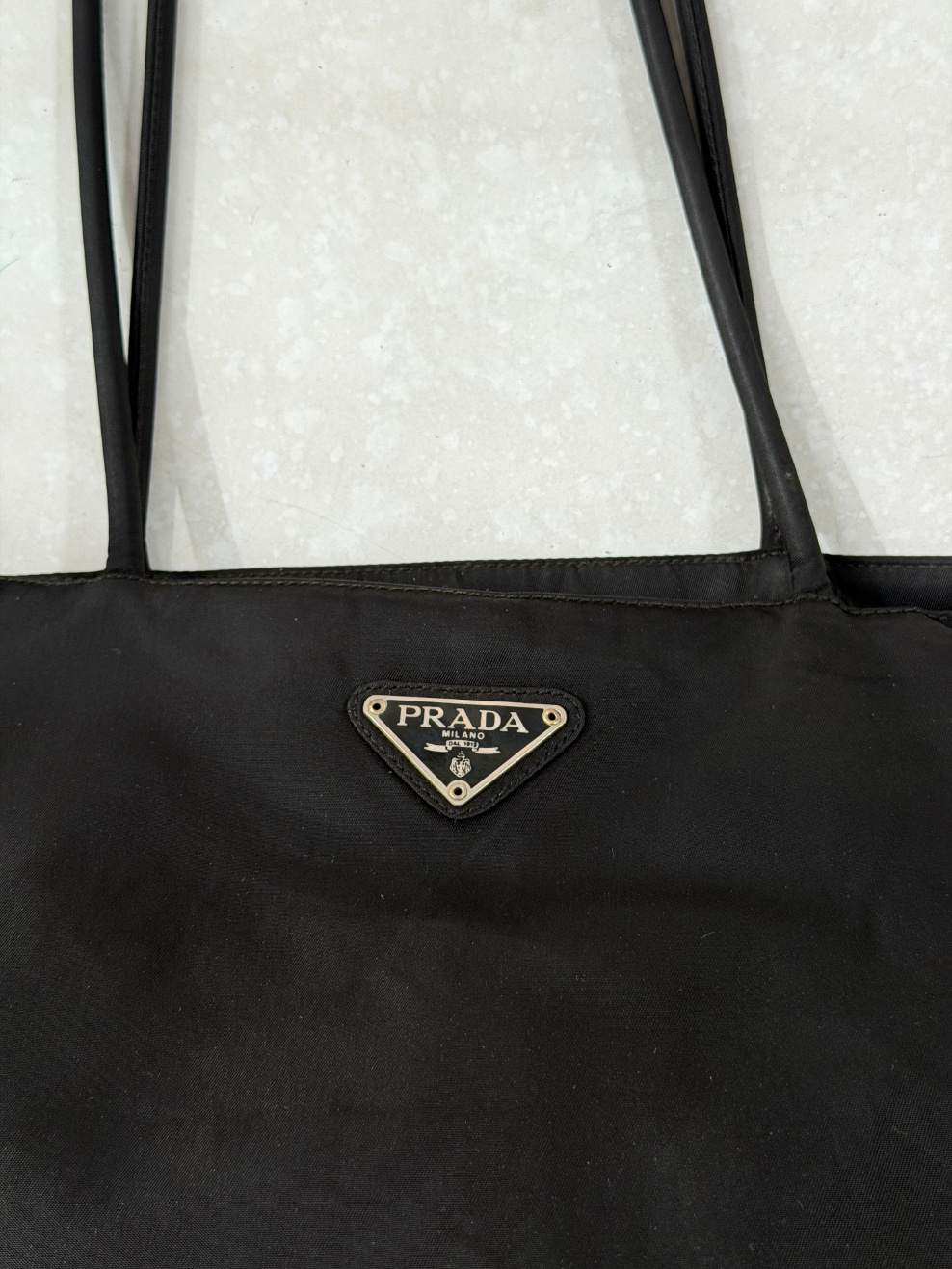RR ARCHIVE Prada Nylon Double Handle Big Tote