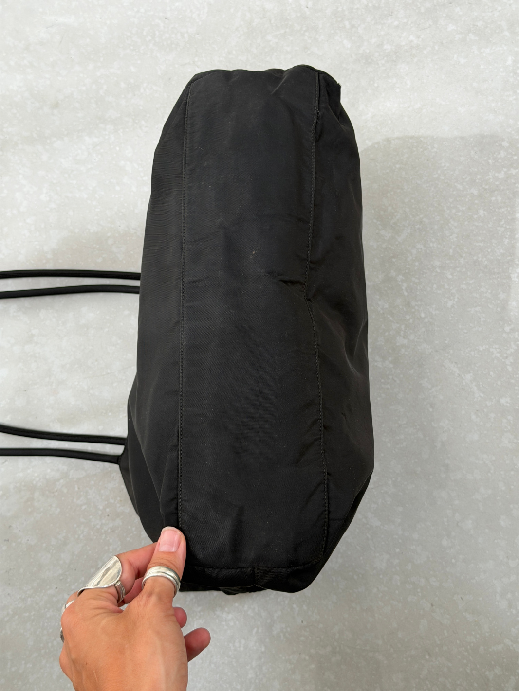 RR ARCHIVE Prada Nylon Double Handle Big Tote